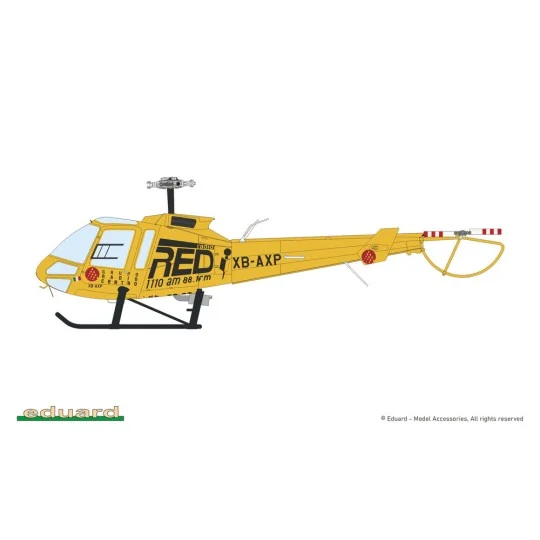 ENSTROM 480, 1/72 - Eduard Plastic Kits 972012