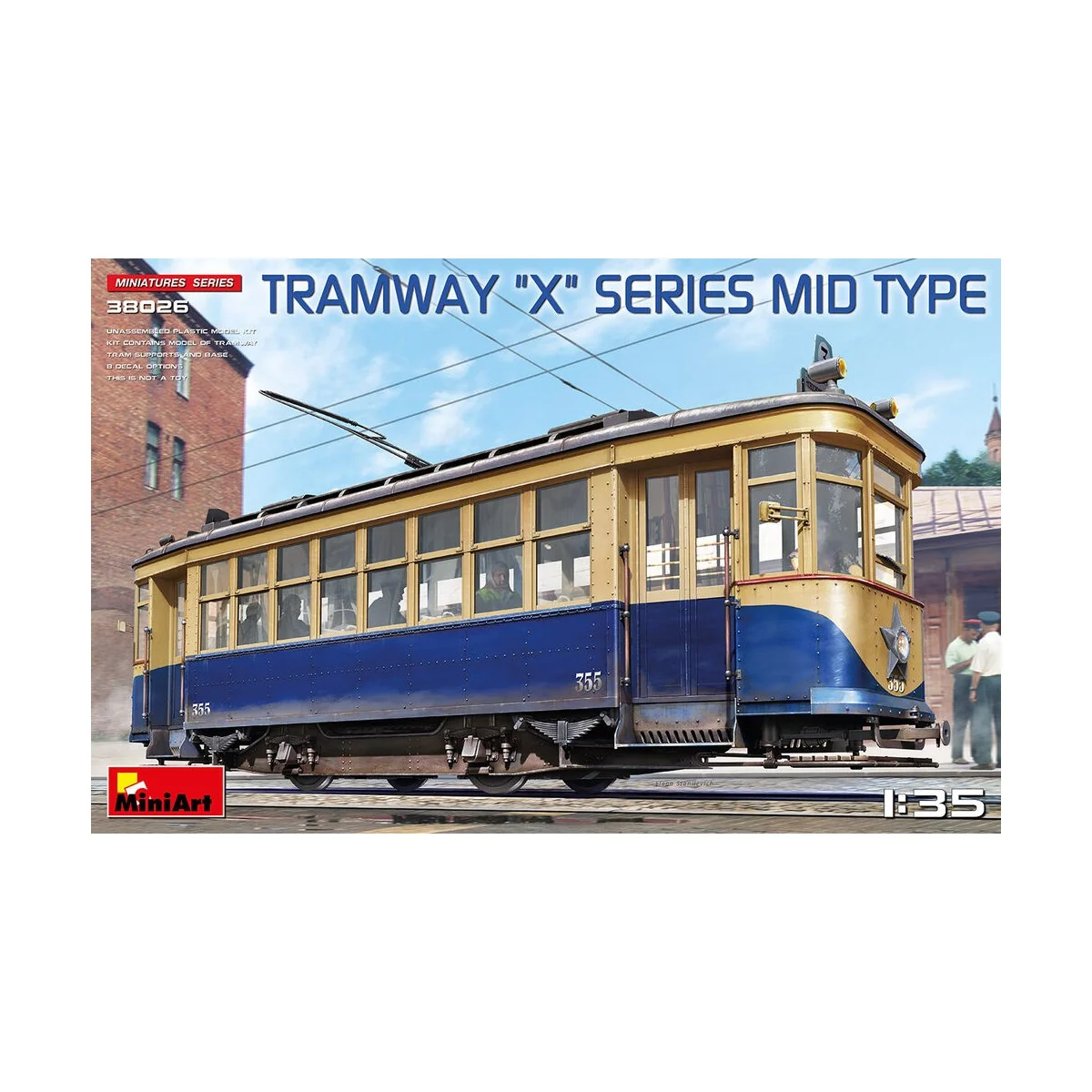 Tramway X-Series. Mid Type, 1/35 - MiniArt 38026 Tramway X-Series. Mid Type, 1/35 - MiniArt 38026