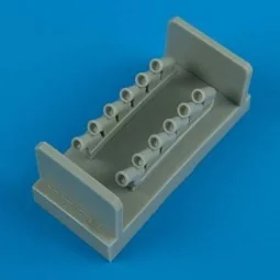 Spitfire Mk.IX exhaust - round (AIRFIX) - Quickboost QB72 257