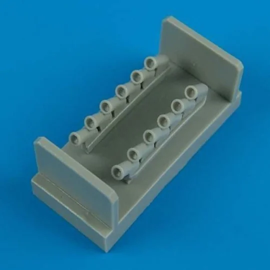 Spitfire Mk.IX exhaust - round (AIRFIX), 1/72 - Quickboost QB72 257