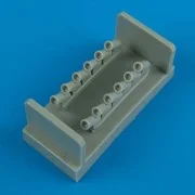 Spitfire Mk.IX exhaust - round (AIRFIX), 1/72 - Quickboost QB72 257