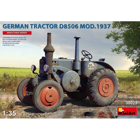 German Tractor D8506 Mod. 1937, 1/35 - MiniArt 38029 German Tractor D8506 Mod. 1937, 1/35 - MiniArt 38029