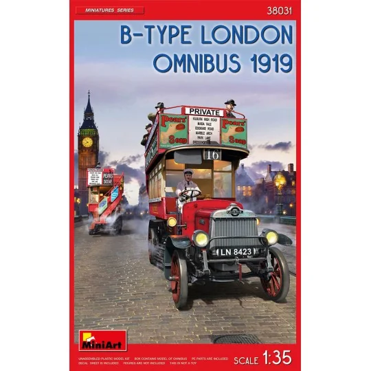 B-Type London Omnibus (1919), 1/35 - MiniArt 38031