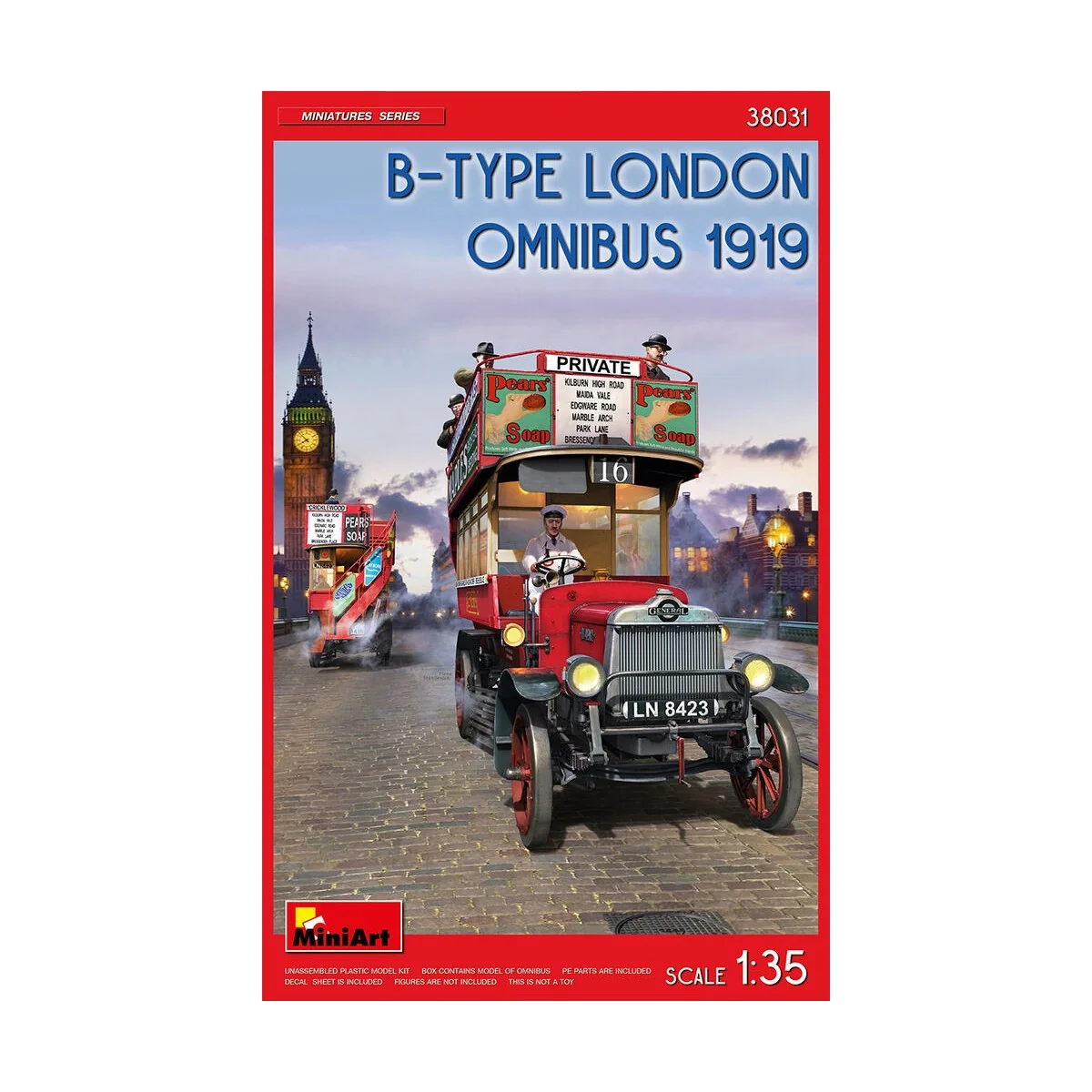 B-Type London Omnibus (1919), 1/35 - MiniArt 38031