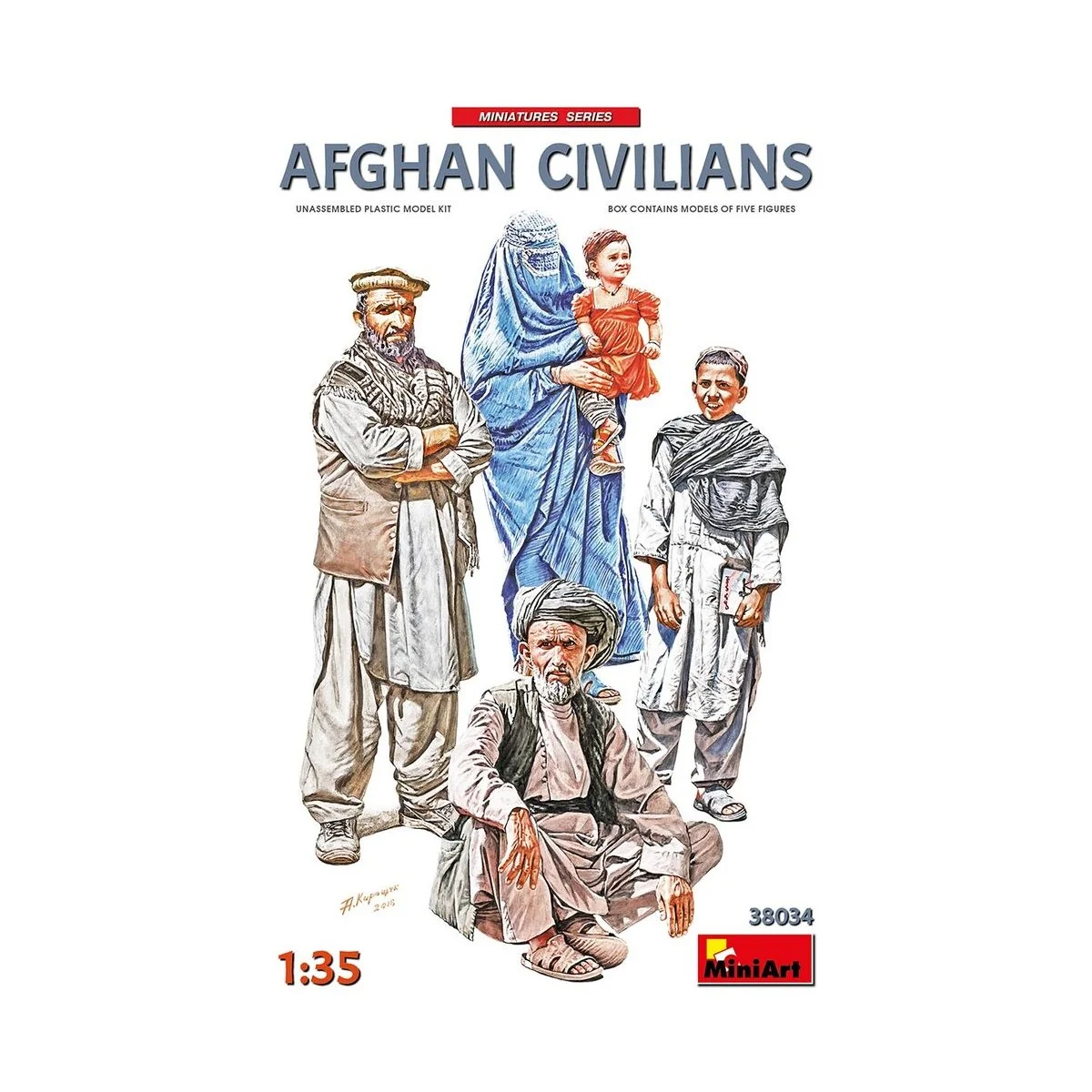 Afghan Civilians, 1/35 - MiniArt 38034
