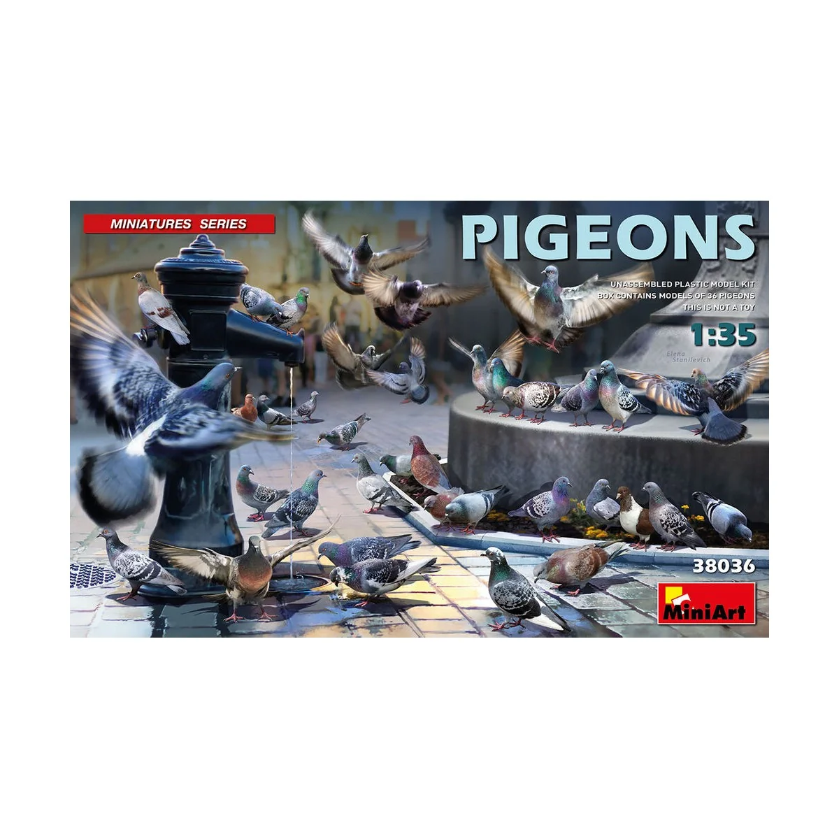 Pigeons, 1/35 - MiniArt 38036