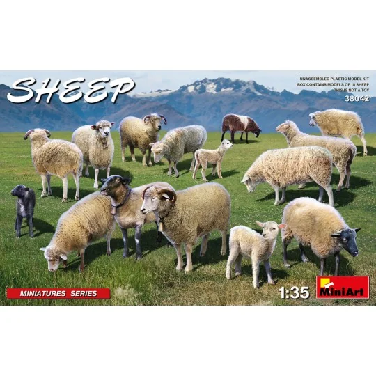 Sheep, 1/35 - MiniArt 38042 Sheep, 1/35 - MiniArt 38042