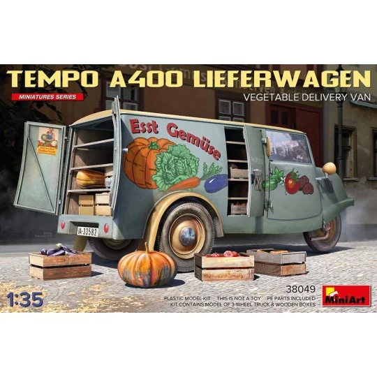 Tempo A400 Lieferwagen. Vegetable Delivery Van, 1/35 - MiniArt 38049