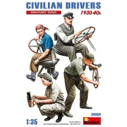 Civilian Drivers 1930-40s, 1/35 - MiniArt 38050