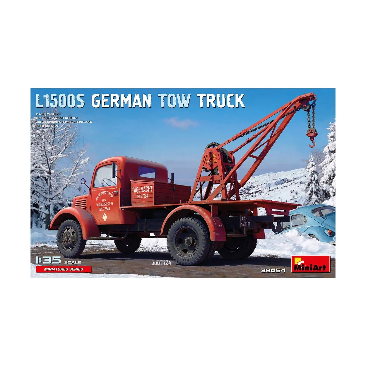 L1500S GERMAN TOW TRUCK, 1/35 - MiniArt 38054 L1500S GERMAN TOW TRUCK, 1/35 - MiniArt 38054