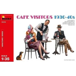 Cafe Visitors 1930-40s, 1/35 - MiniArt 38058