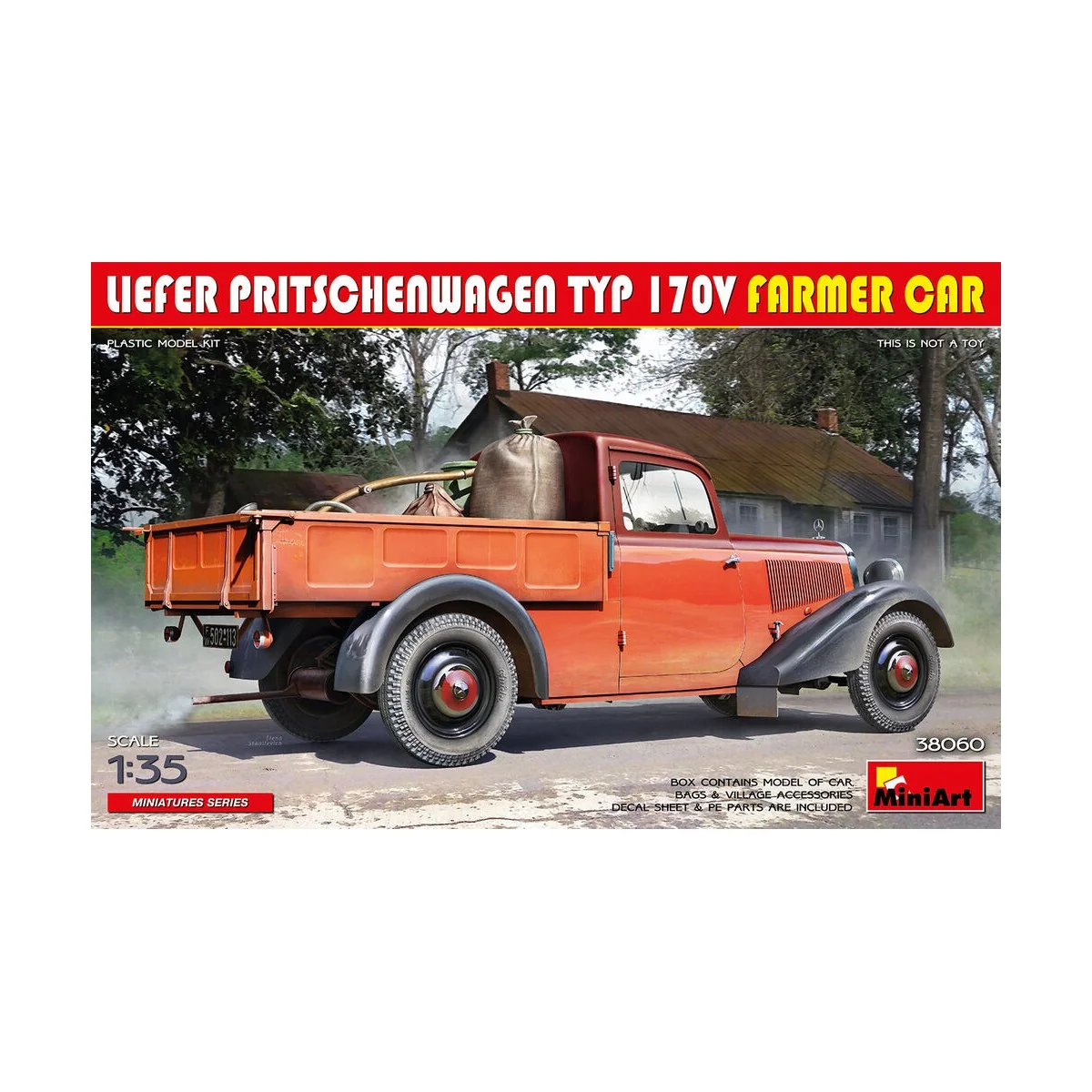 Liefer Pritschenwagen Typ 170V Farmer Car, 1/35 - MiniArt 38060