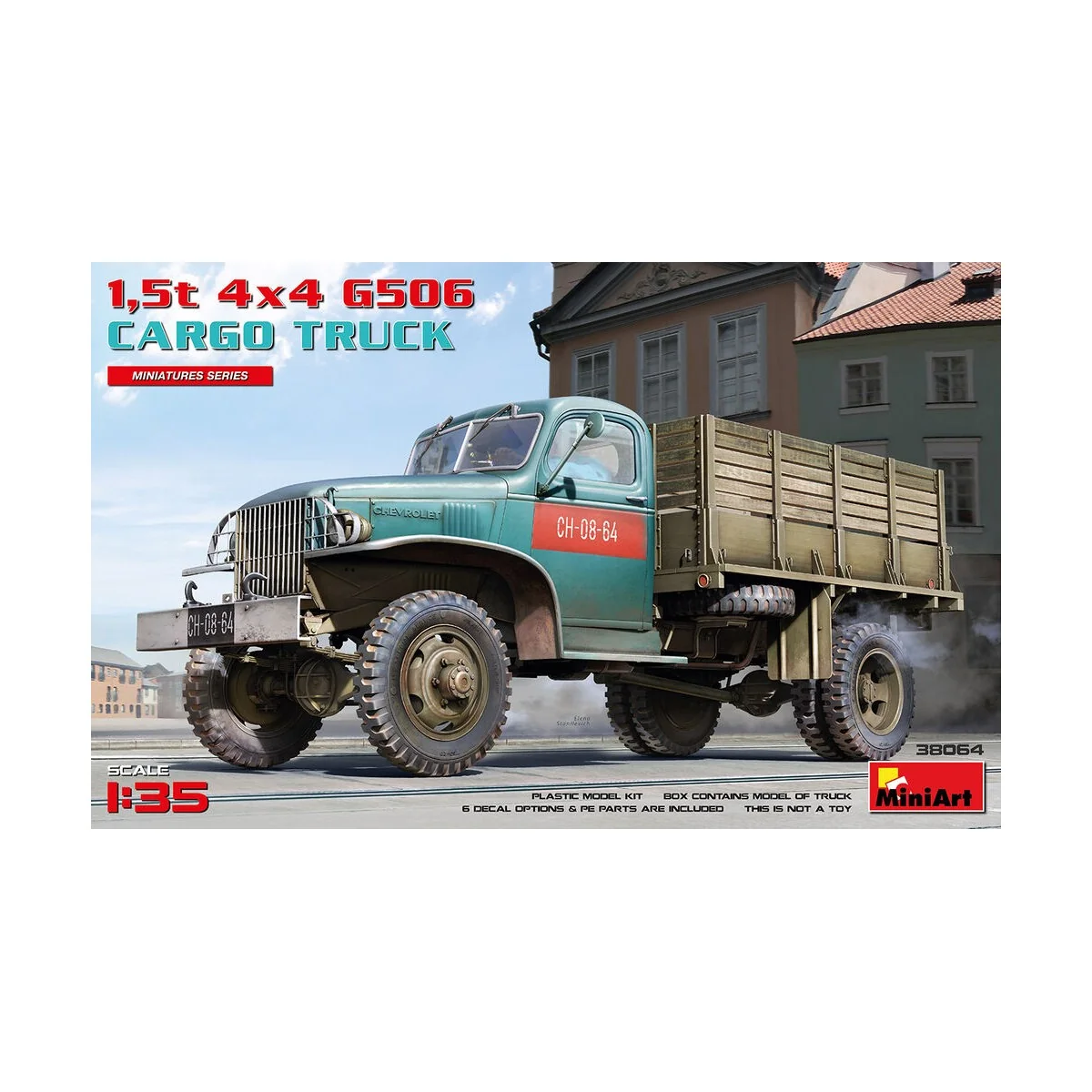 1, 5t 4x4 G506 Cargo Truck, 1/35 - MiniArt 38064