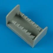 Spitfire Mk. XIV exhaust - fishtail, 1/72 - Quickboost QB72 265 Spitfire Mk. XIV exhaust - fishtail, 1/72 - Quickboost QB72 265