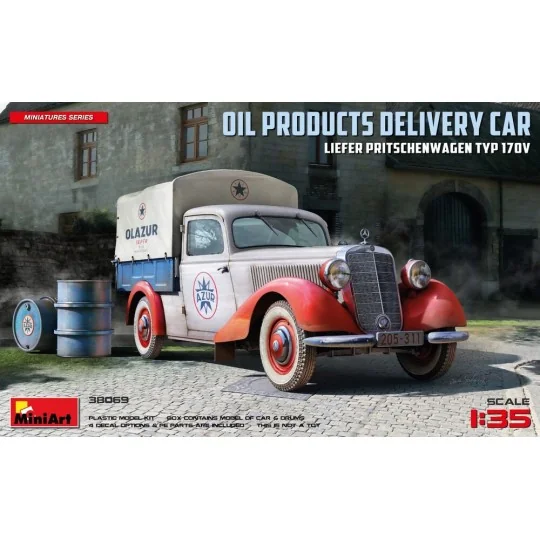 Liefer Pritschenwagen Typ 170V Oil Products Delivery Car, 1/35 - Mi... Liefer Pritschenwagen Typ 170V Oil Products Delivery Car, 1/35 - Mi...