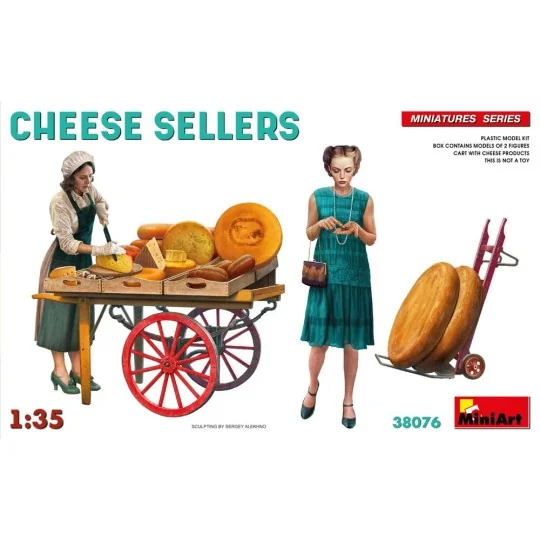 Cheese Sellers, 1/35 - MiniArt 38076 Cheese Sellers, 1/35 - MiniArt 38076