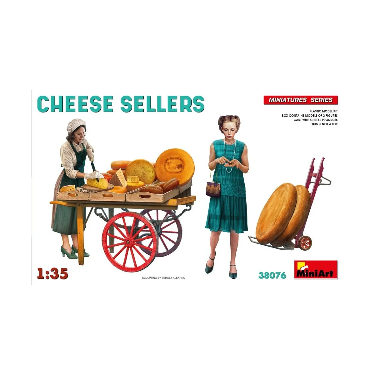 Cheese Sellers, 1/35 - MiniArt 38076 Cheese Sellers, 1/35 - MiniArt 38076