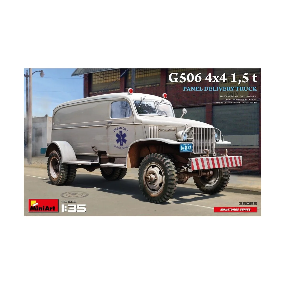 G506 4x4 1, 5 t Panel Delivery Truck, 1/35 - MiniArt 38083