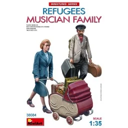Refugees. Musician Family, 1/35 - MiniArt 38084