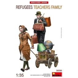 Refugees. Teachers Family, 1/35 - MiniArt 38086
