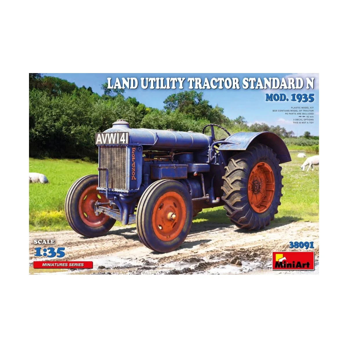 Land Utility Tractor Standard N Mod. 1935, 1/35 - MiniArt 38091 Land Utility Tractor Standard N Mod. 1935, 1/35 - MiniArt 38091
