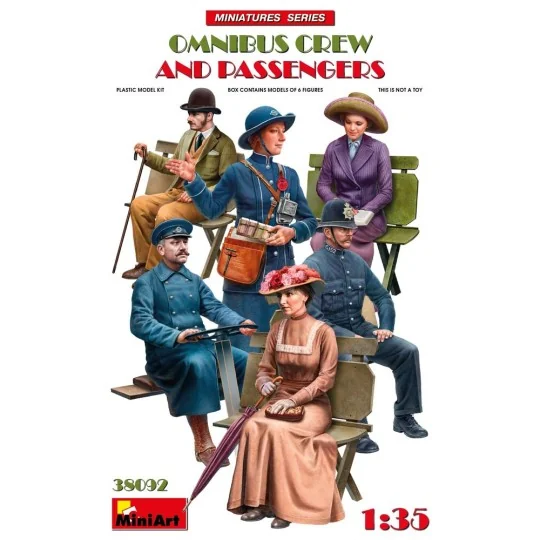 Omnibus Crew and Passengers, 1/35 - MiniArt 38092