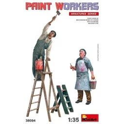 Paint Workers with Accessories, 1/35 - MiniArt 38094