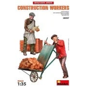 Construction Workers with Accessories, 1/35 - MiniArt 38097 Construction Workers with Accessories, 1/35 - MiniArt 38097