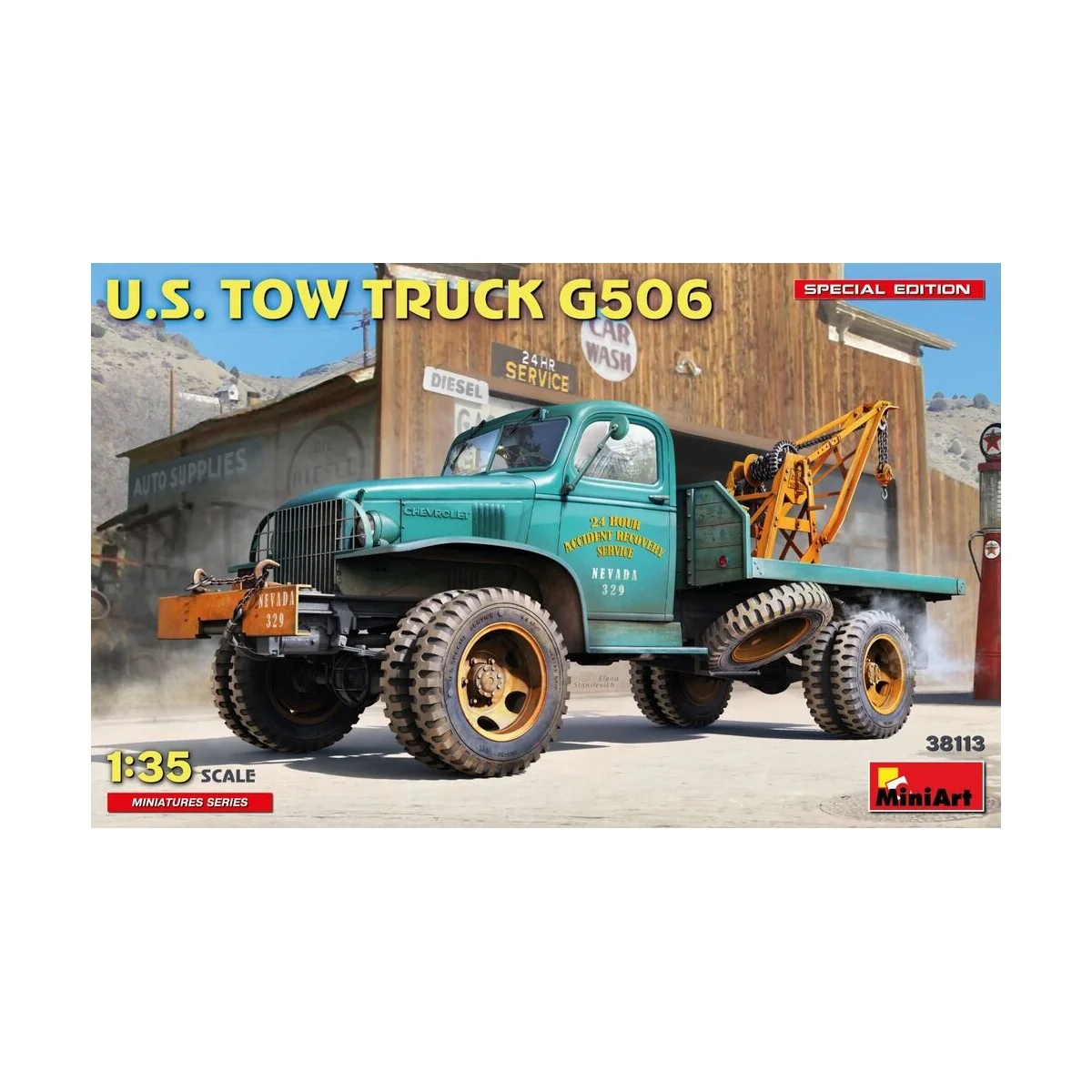 U.S. Tow Truck G506. Special Edition, 1/35 - MiniArt 38113