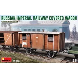 Russian Imperial Railway Covered Wagon, 1/35 - MiniArt 39002