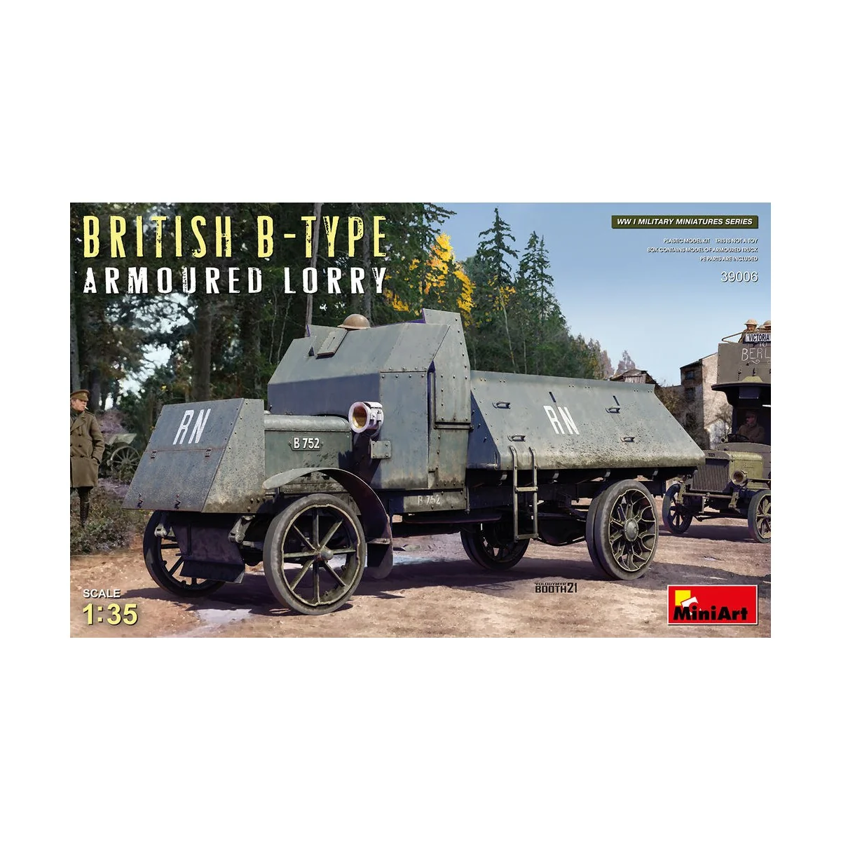 British B-Type Armoured Lorry, 1/35 - MiniArt 39006
