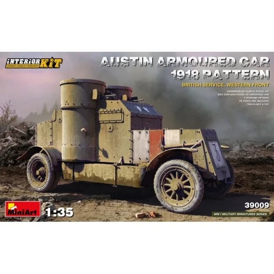 Austin Armoured Car 1918 Pattern. British Service. Western Front . ...