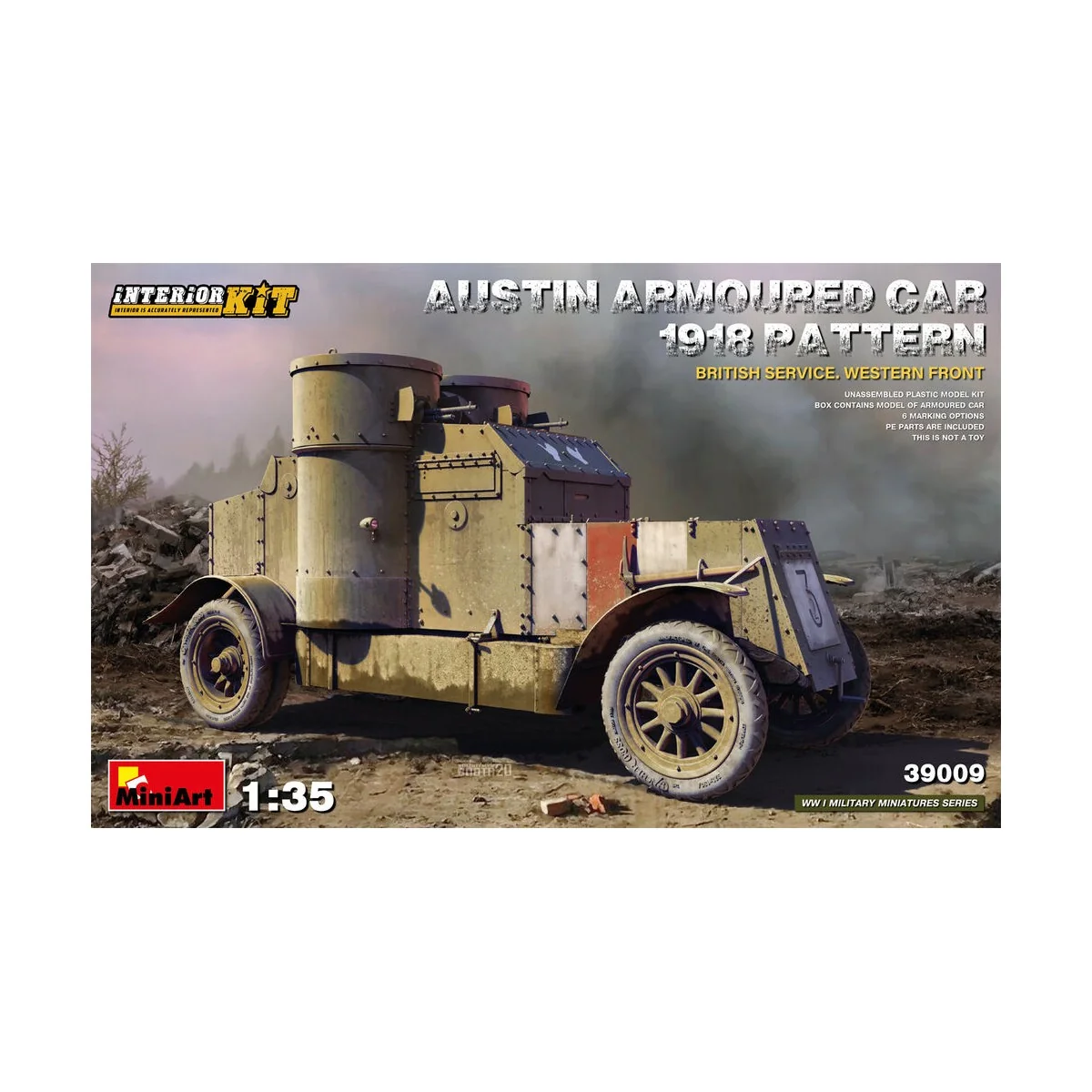 Austin Armoured Car 1918 Pattern. British Service. Western Front . ...