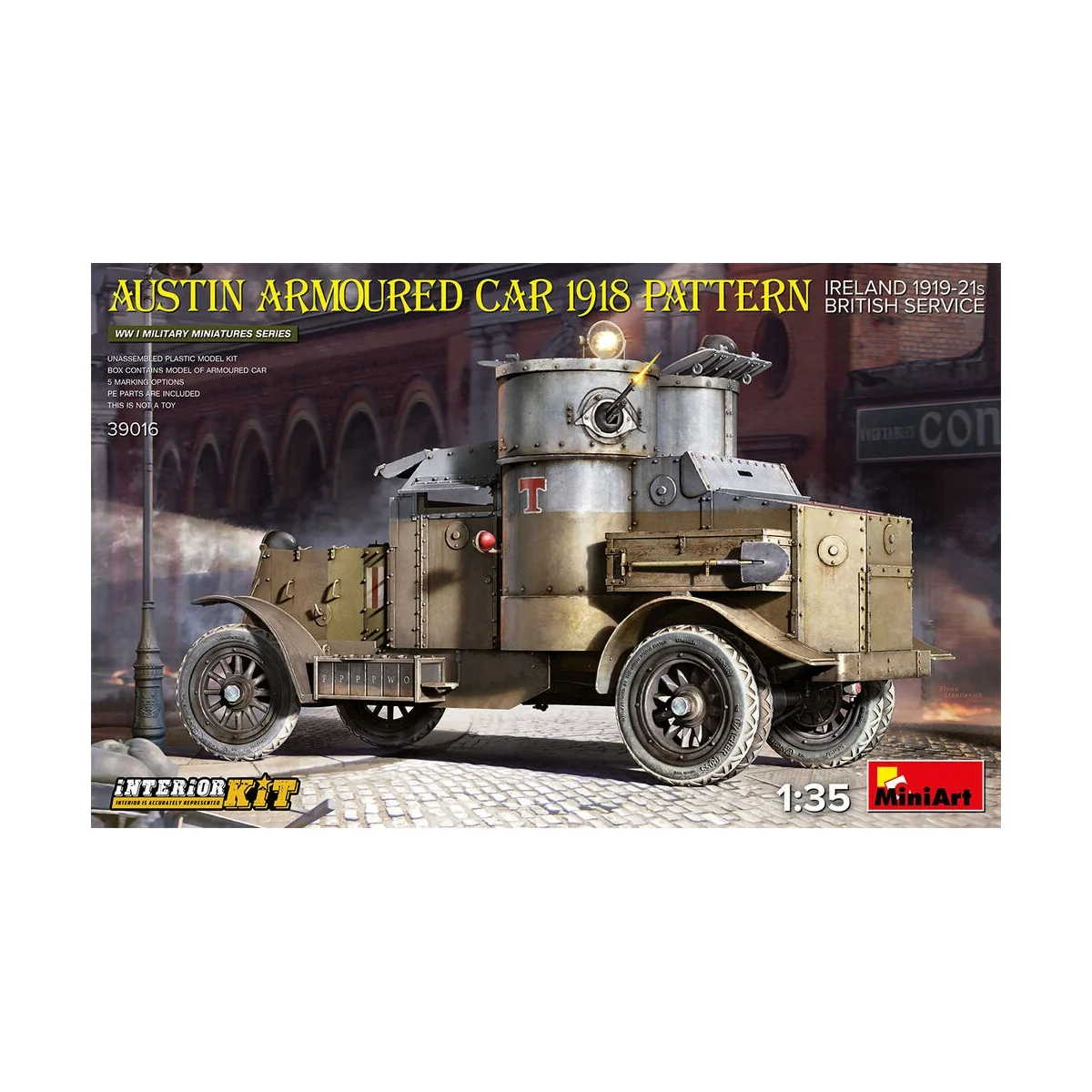 Austin Armoured Car 1918 Pattern. Ireland 1919-21. British Service.... Austin Armoured Car 1918 Pattern. Ireland 1919-21. British Service....