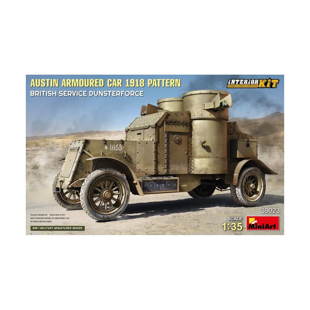 Austin Armoured Car 1918 Pattern. British Service. Dunsterforce. In... Austin Armoured Car 1918 Pattern. British Service. Dunsterforce. In...