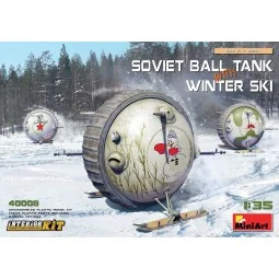 Soviet Ball Tank with Winter Ski. Interior Kit, 1/35 - MiniArt 40008