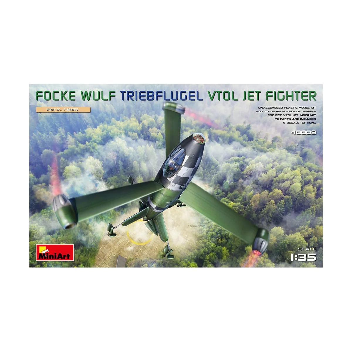 Focke Wulf Triebflugel (VTOL) Jet Fighter, 1/35 - MiniArt 40009
