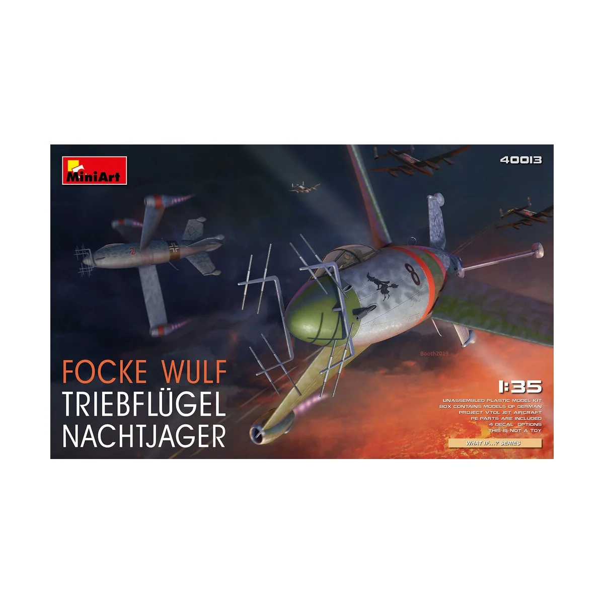 Focke Wulf Triebflugel Nachtjager, 1/35 - MiniArt 40013 Focke Wulf Triebflugel Nachtjager, 1/35 - MiniArt 40013