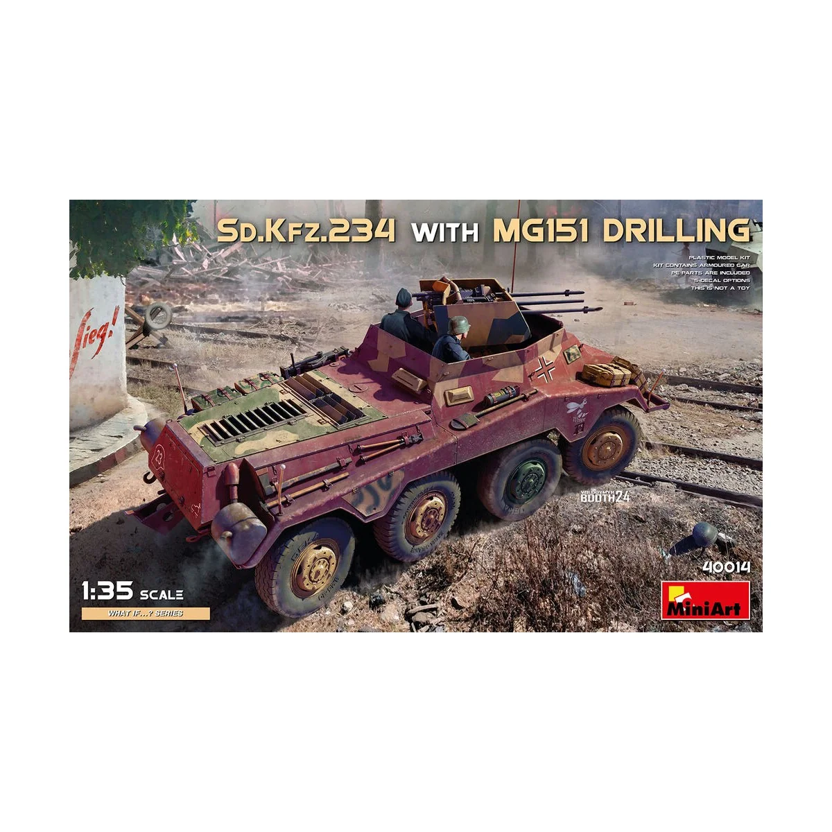 Sd.Kfz.234 with MG151 Drilling, 1/35 - MiniArt 40014 Sd.Kfz.234 with MG151 Drilling, 1/35 - MiniArt 40014