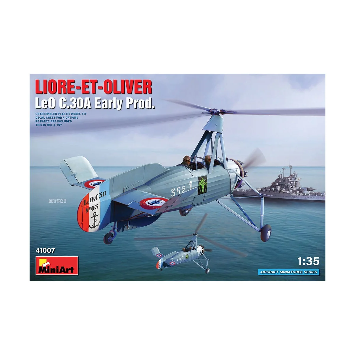 Liore-et-Oliver LeO C.30A Early Prod, 1/35 - MiniArt 41007 Liore-et-Oliver LeO C.30A Early Prod, 1/35 - MiniArt 41007