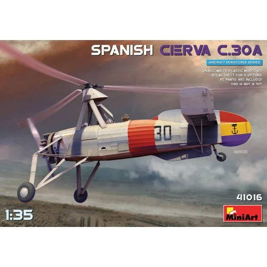 Spanish Cierva C.30A, 1/35 - MiniArt 41016