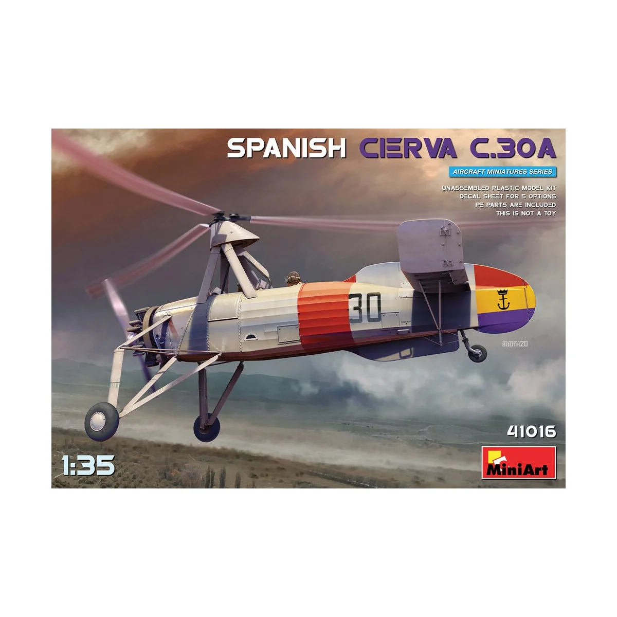 Spanish Cierva C.30A, 1/35 - MiniArt 41016