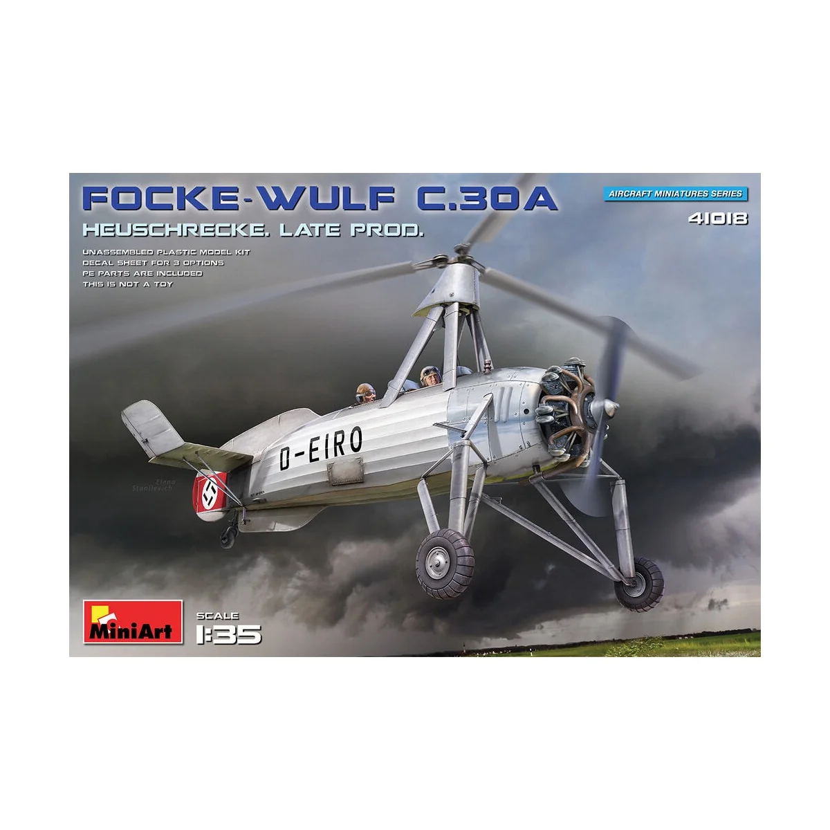 Focke-Wulf FW C.30A Heuschrecke. Late Prod, 1/35 - MiniArt 41018 Focke-Wulf FW C.30A Heuschrecke. Late Prod, 1/35 - MiniArt 41018