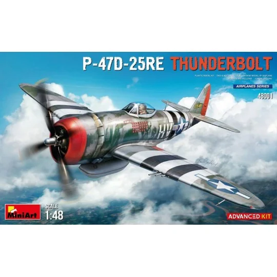 P-47D-25RE Thunderbolt. Advanced Kit, 1/48 - MiniArt 48001