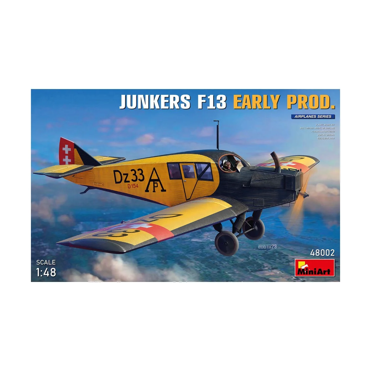 Junkers F13. Early Prod, 1/48 - MiniArt 48002