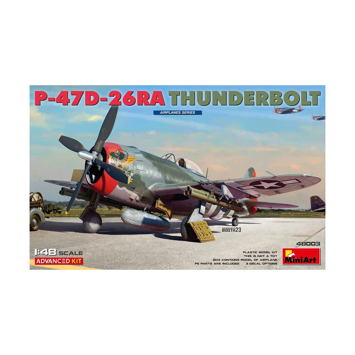 P-47D-26RA Thunderbolt. Advanced Kit, 1/48 - MiniArt 48003 P-47D-26RA Thunderbolt. Advanced Kit, 1/48 - MiniArt 48003