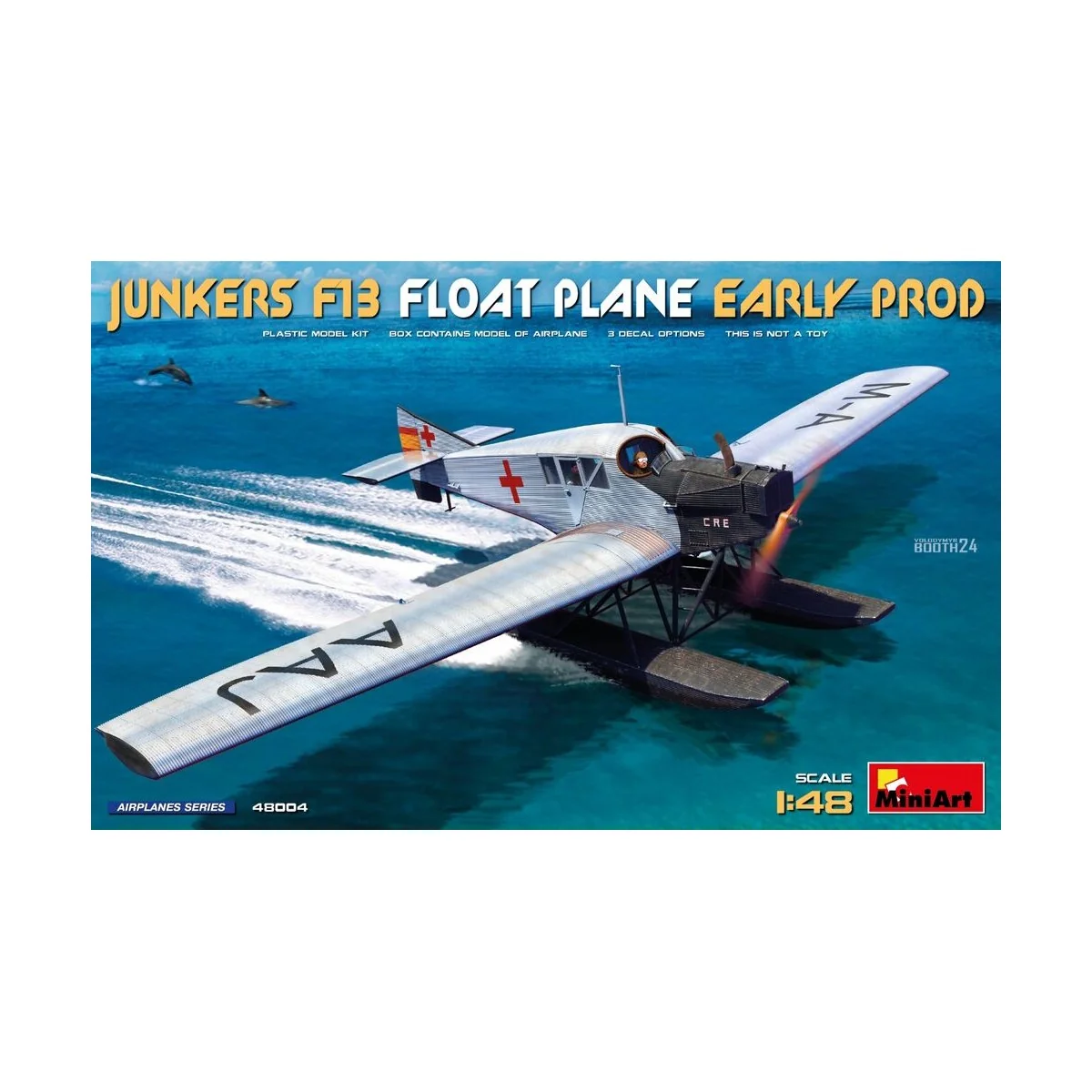 Junkers F13 Float Plane. Early Prod, 1/48 - MiniArt 48004 Junkers F13 Float Plane. Early Prod, 1/48 - MiniArt 48004