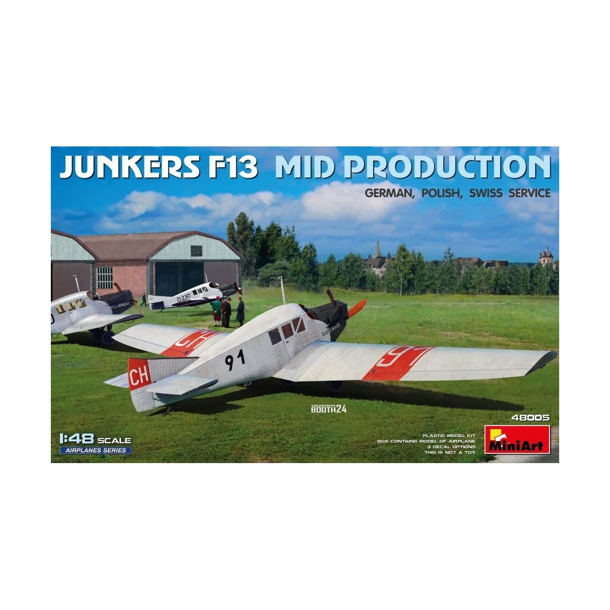 Junkers F13. Mid Prod. German, Polish, Swiss Service, 1/48 - MiniAr...