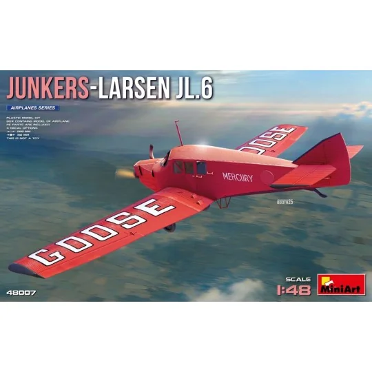 Junkers-Larsen JL.6, 1/48 - MiniArt 48007