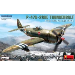 P-47D-28RE Thunderbolt. Free French Air Force. Basic Kit, 1/48 - Mi...